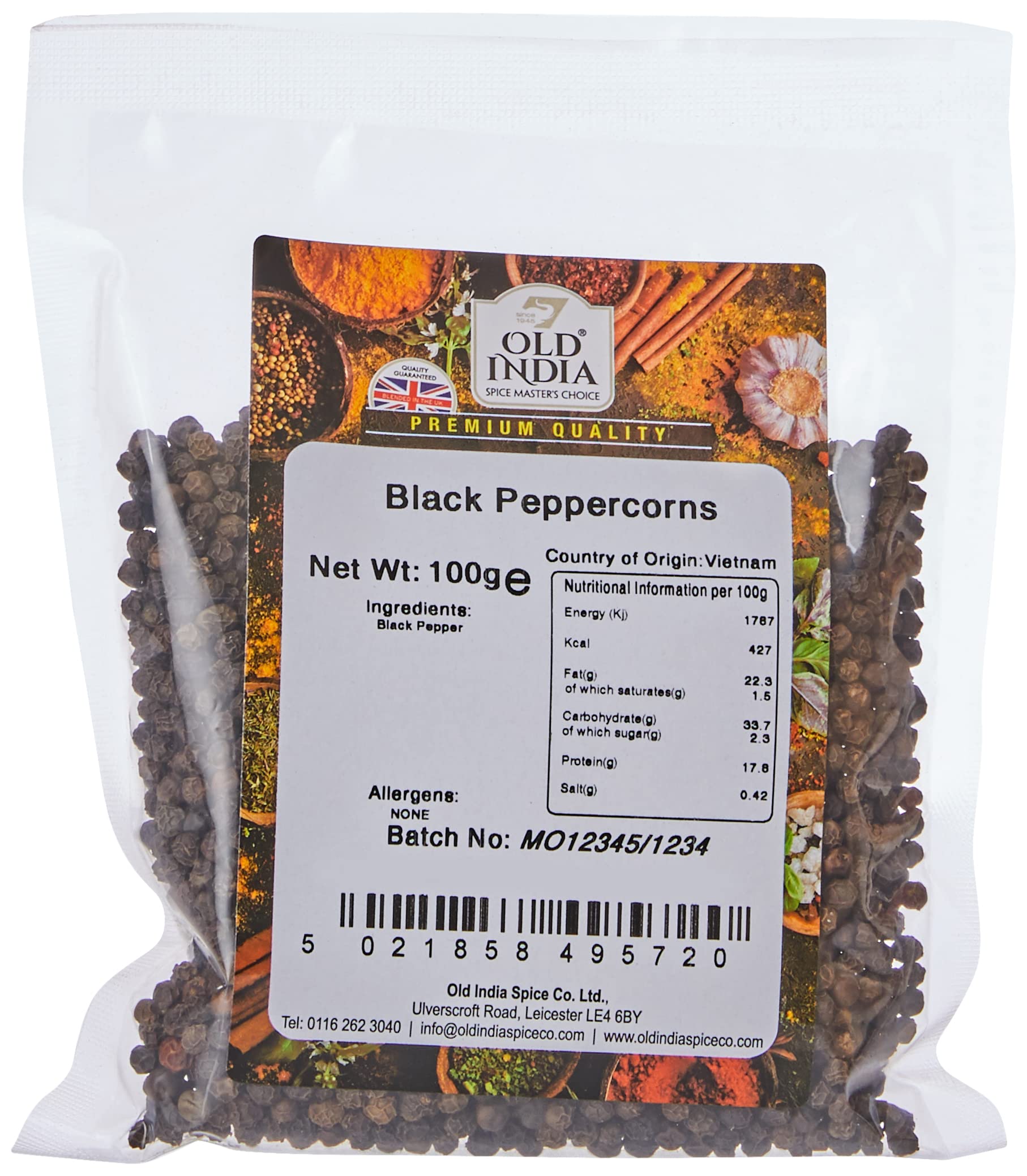 Black Peppercorns 100 g