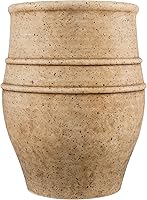 Everleaf Aria Small Planter Pot Dune - Lightweight Matte Finish Modern Decor Pot for Faux Trees & Indoor Plants