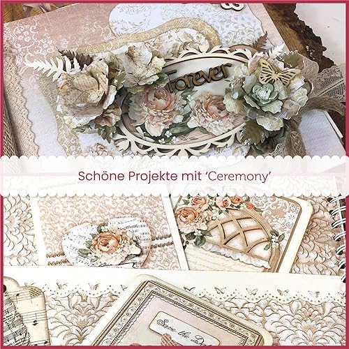 Miniatura 7 de Stamperia Papel para álbumes de recortes, multicolor, paquete de 10 unidades