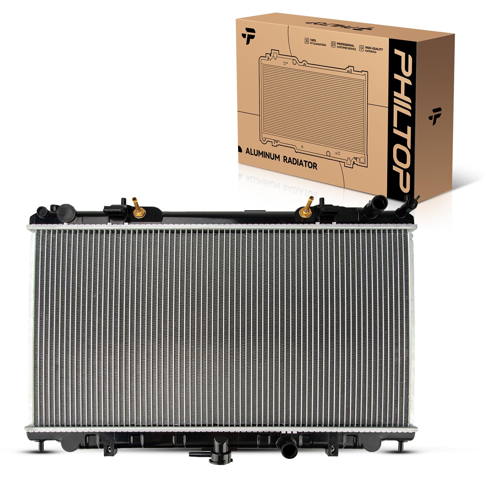 PHILTOP Car Radiators Compatible with 2000-2006 Sentra 1.8L CU2346