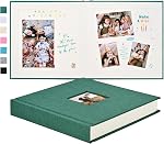 Pssoss 10 x 10 1 cm DIY Album de scrapbook 40 Pages Linge de maison Couverture rigide Kraft Livre blanc Scrap Livre photo Albums Mémoire Livre pour bébé Mariage Famille Anniversaire Album photo (Blanc, 40 (en pages)