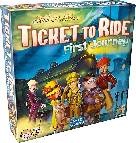 Ticket To Ride: First Journey Juego de mesa [idioma español no garantizado].