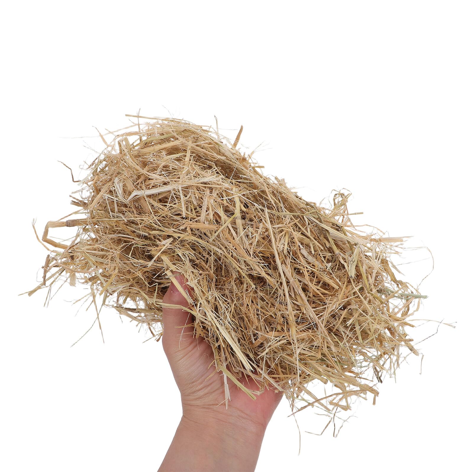 KOMBIUDA Natürliches Kaninchenniststroh aus Weizenstroh 1 Kg Weiche und Leicht Verteilbare Einstreu für Kaninchen und Katzen im Garten oder Hof