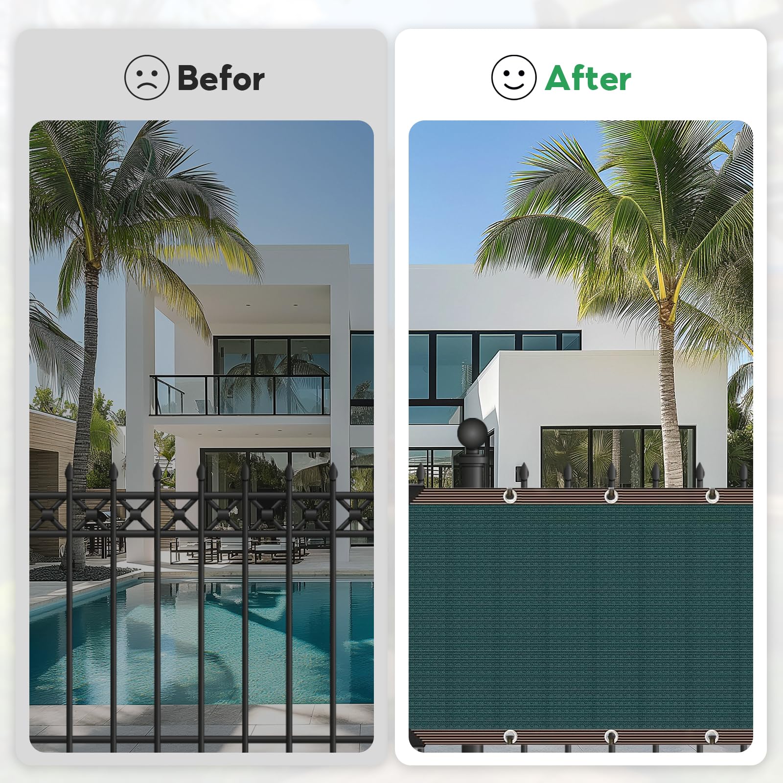 SHYICHENG Garden Privacy Netting 2 x 5m - Image 4