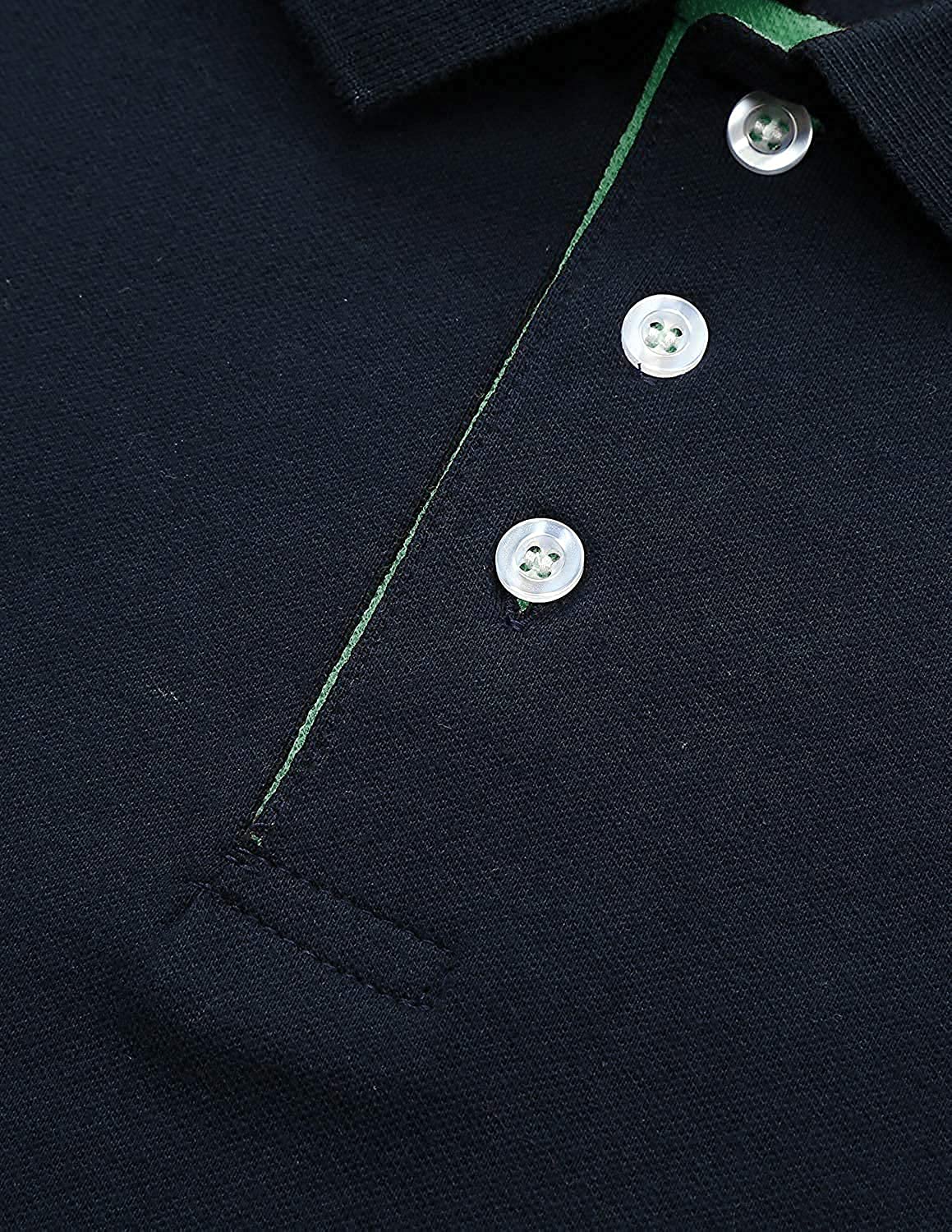 GNRSPTY Polo da Uomo Manica Corta Ricami Fulvi Casual Chic Poloshirt Camicia T-Shirt Estate