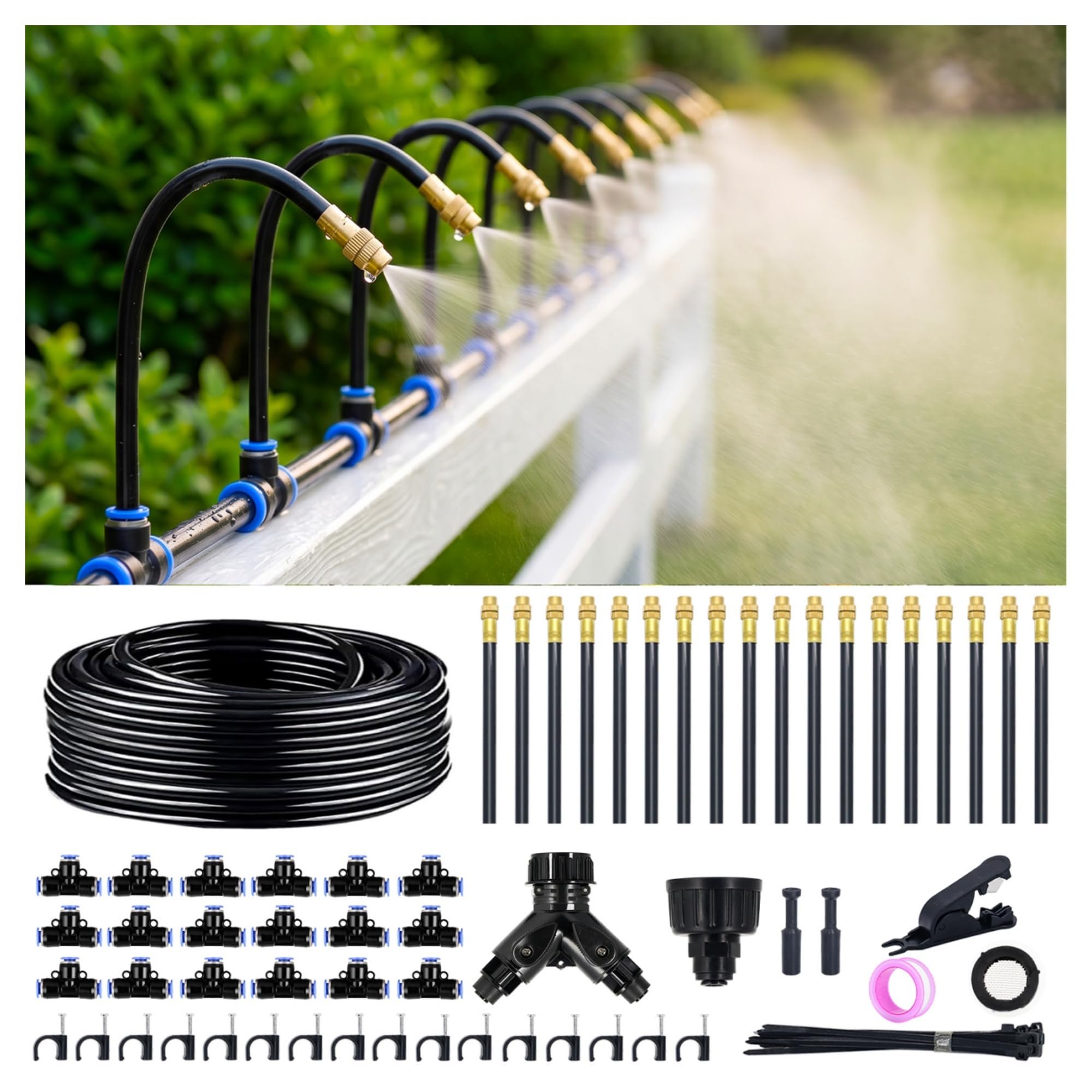 Photo 1 of Thiswing 100FT 360° Adjustable Irrigation System for Garden