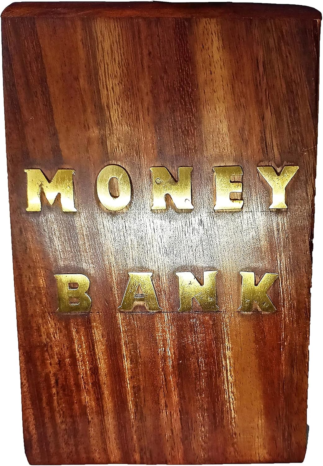 Sharvgun Wooden Money Bank Kids Coin Bank Box Kids Piggy Bank for Gift Beautiful Design Handmade Penny Bank 7 Inch