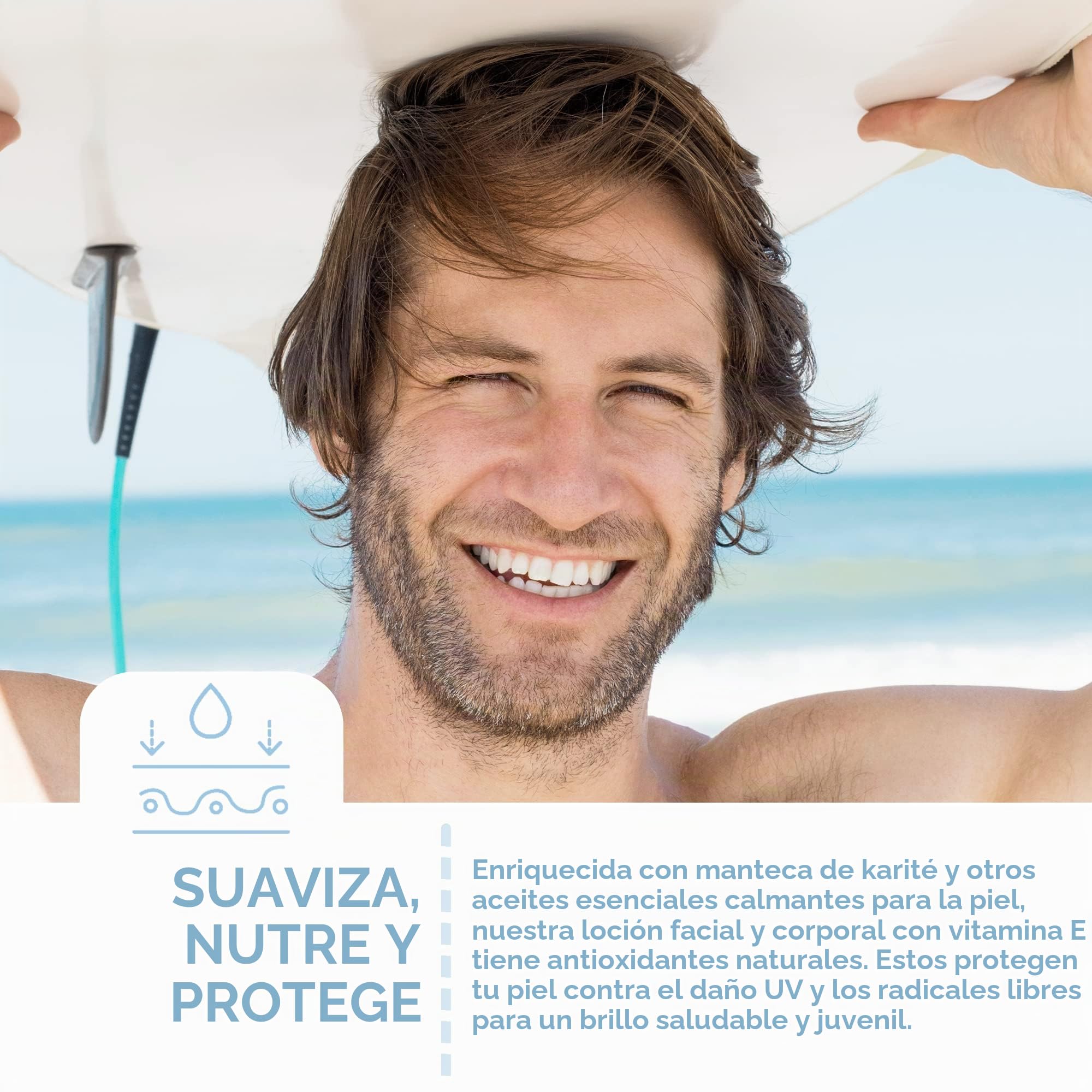 Natural Tone Organic Skincare Rosehip Aloe Loción Acondicionador e hidratante para la piel 8 oz