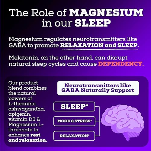 Miniatura 5 de Black Forest Ayuda para dormir de magnesio 1695 mg para reducir el sueño y el cortisol