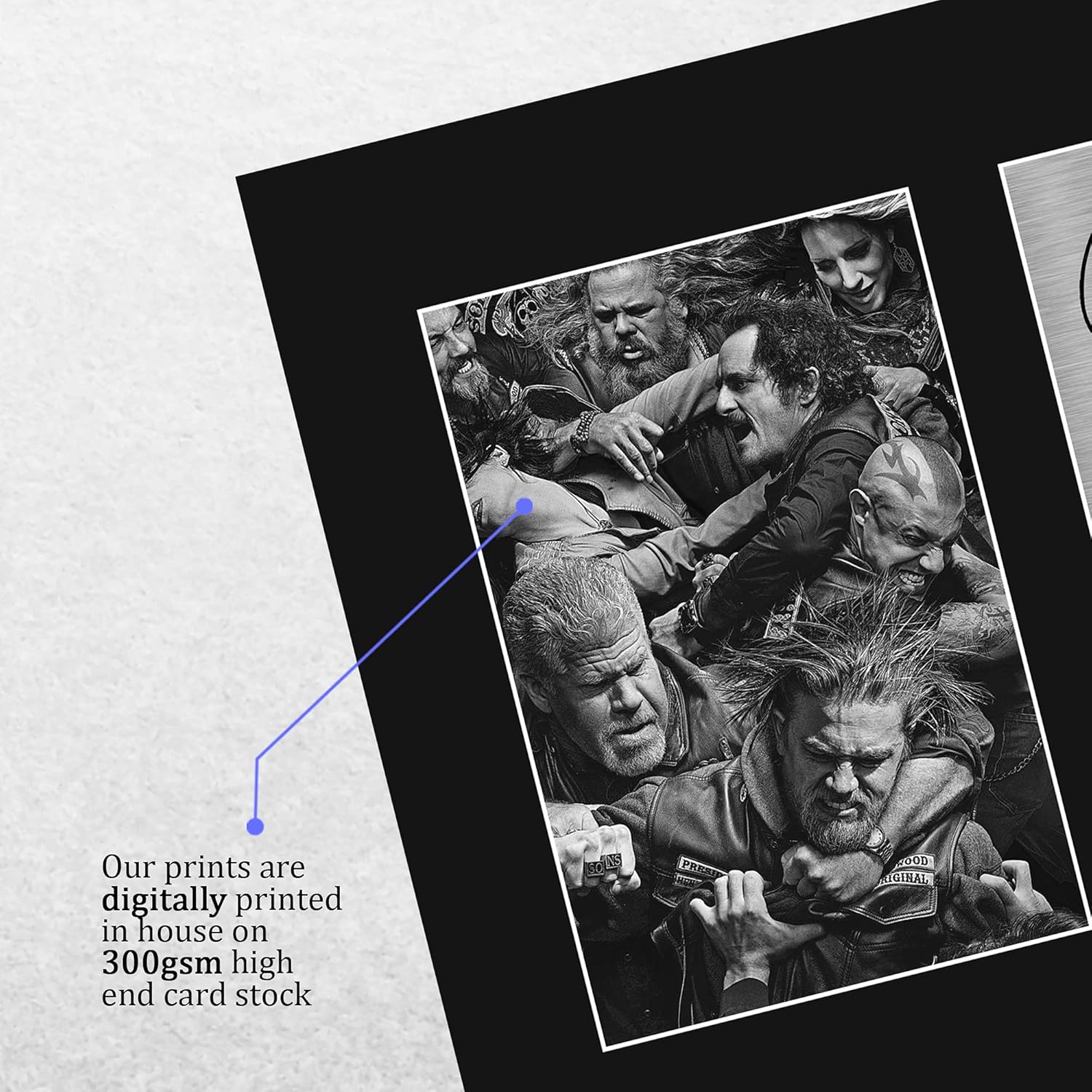 HWC Trading Sons of Anarchy SOA Gifts USL Printed Signed Autograph Picture for TV Show Fans - US Letter Size - Image 4