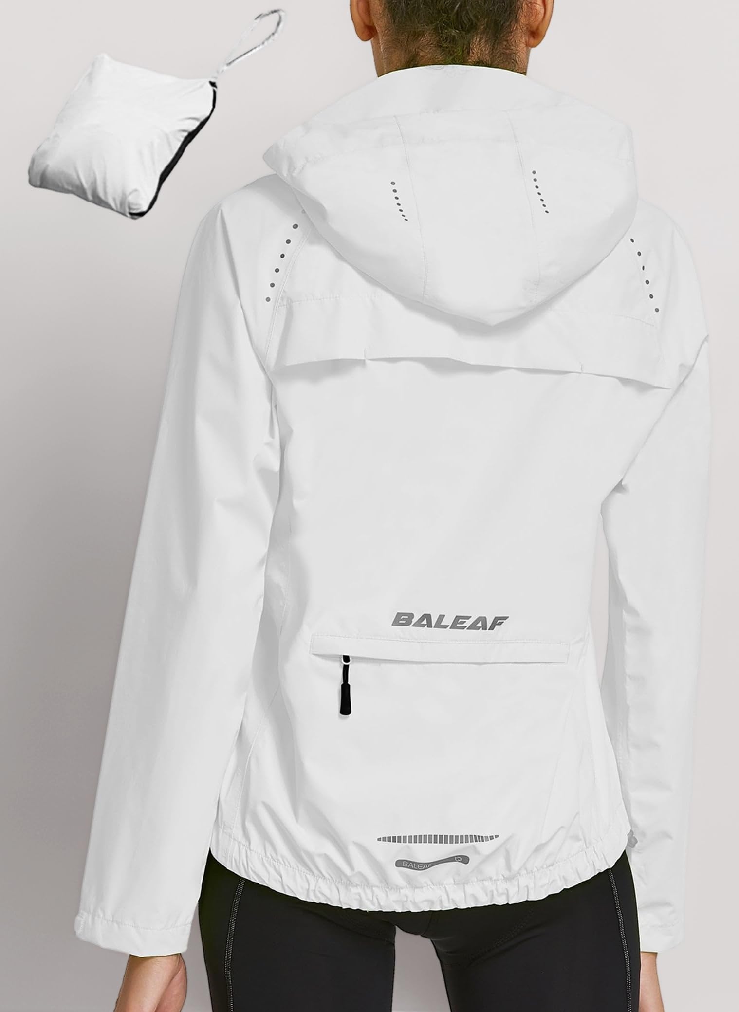 Waterproof Jackets Women Cycling Jacket Womens Lightweight Outdoor Rain Coats Packable Running Windproof Walking