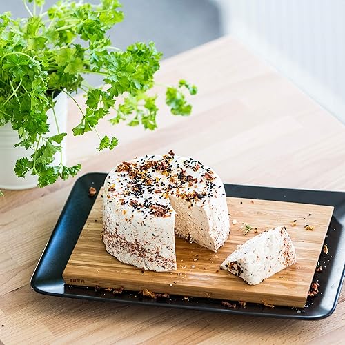 Miniatura 5 de 411313 Molde para queso ricotta de cuajo lechero 4.3 x 4.3 x 3.3 in, 17.64 oz, blanco