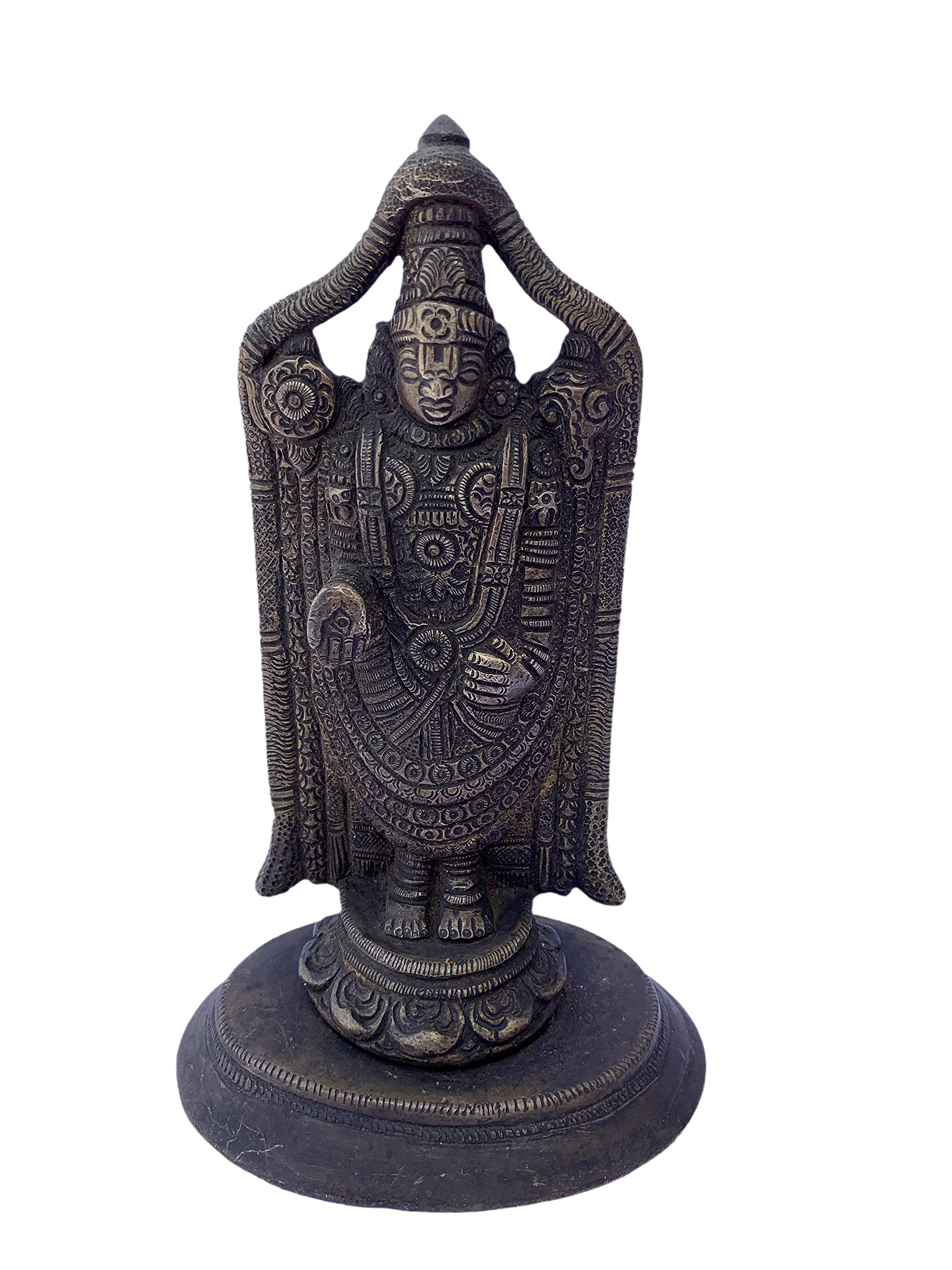 Buy Brass Lord Tirupati Balaji Old Statue, Venkateswara Statue Idols