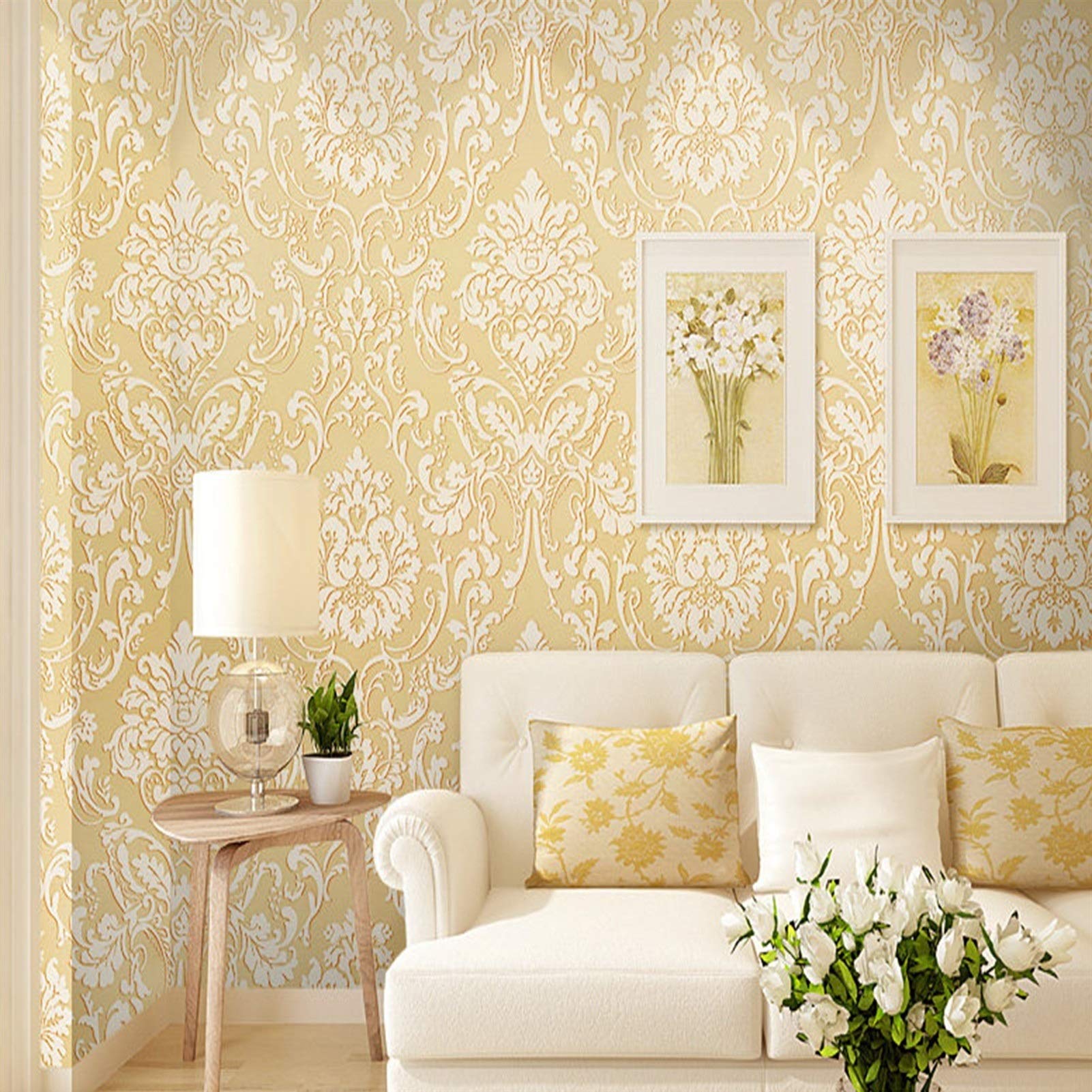 Papier Peint Adhésif 3D – Jolies Fleurs I3790 – Autocollant Mural Erin