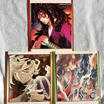 鬼滅の刃 全集中展 色紙 義勇 黒死牟 蜜璃 カナヲ 全集中複製ミニ色紙 鬼滅の刃 全集中展 色紙 義勇 黒死牟 蜜璃 カナヲ 全集中複製