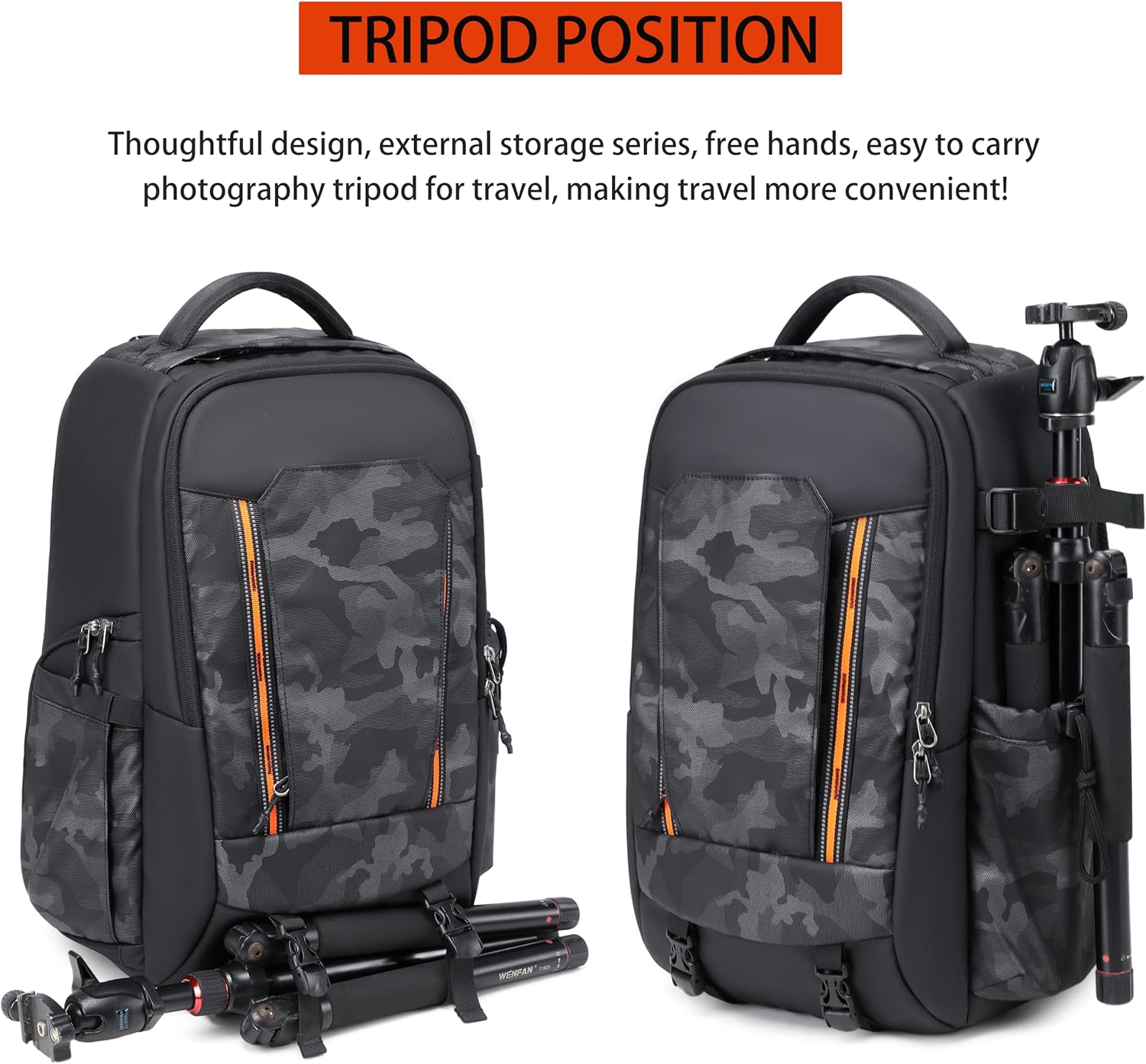 Camera backpack photographer Camera Backpack Waterproof Large for DSLR Cameras Backpacks for Photographers Camera Backpack for Women Men Outdoor Black