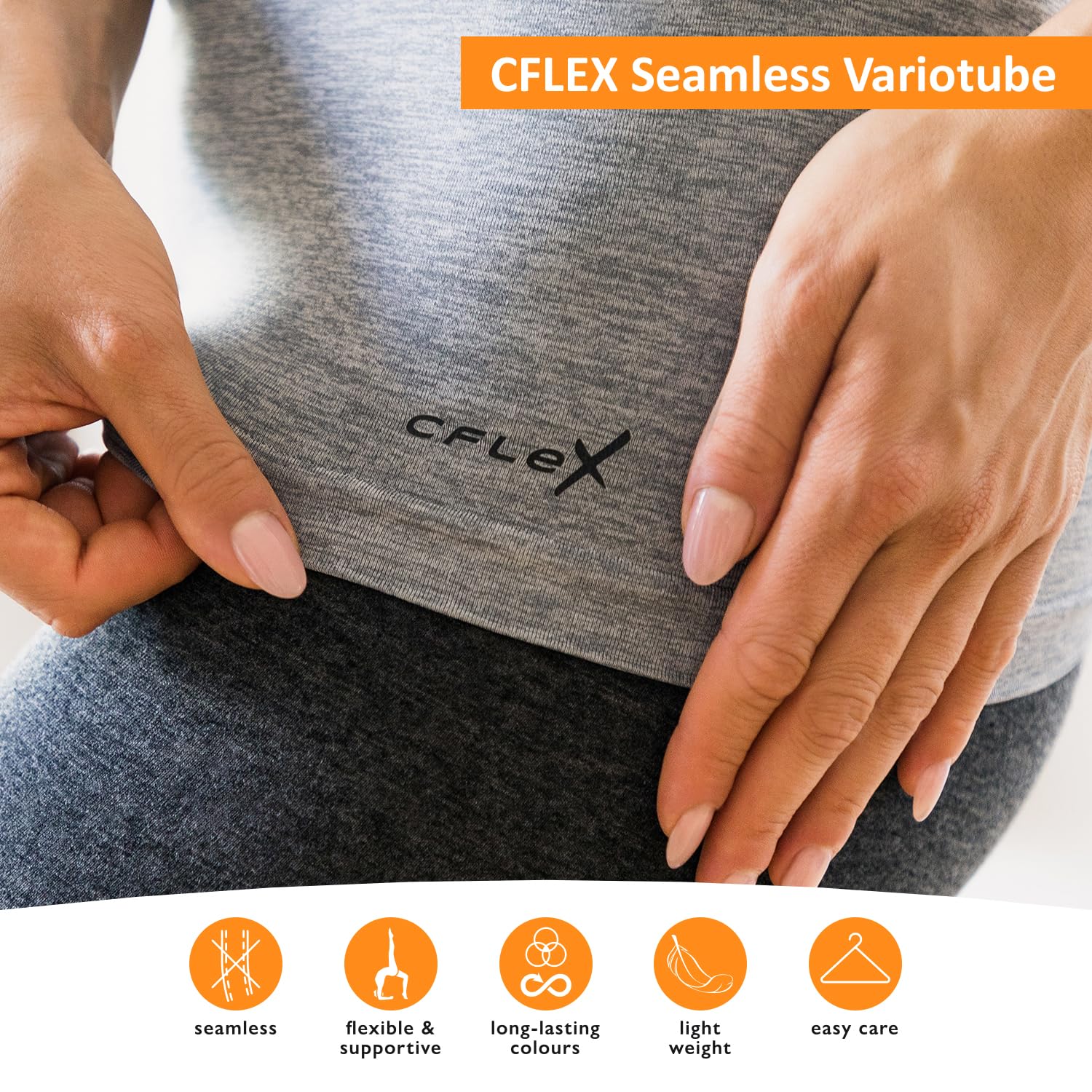 CFLEX Damen Seamless Variotube Nierenwärmer - Top Rock Tube