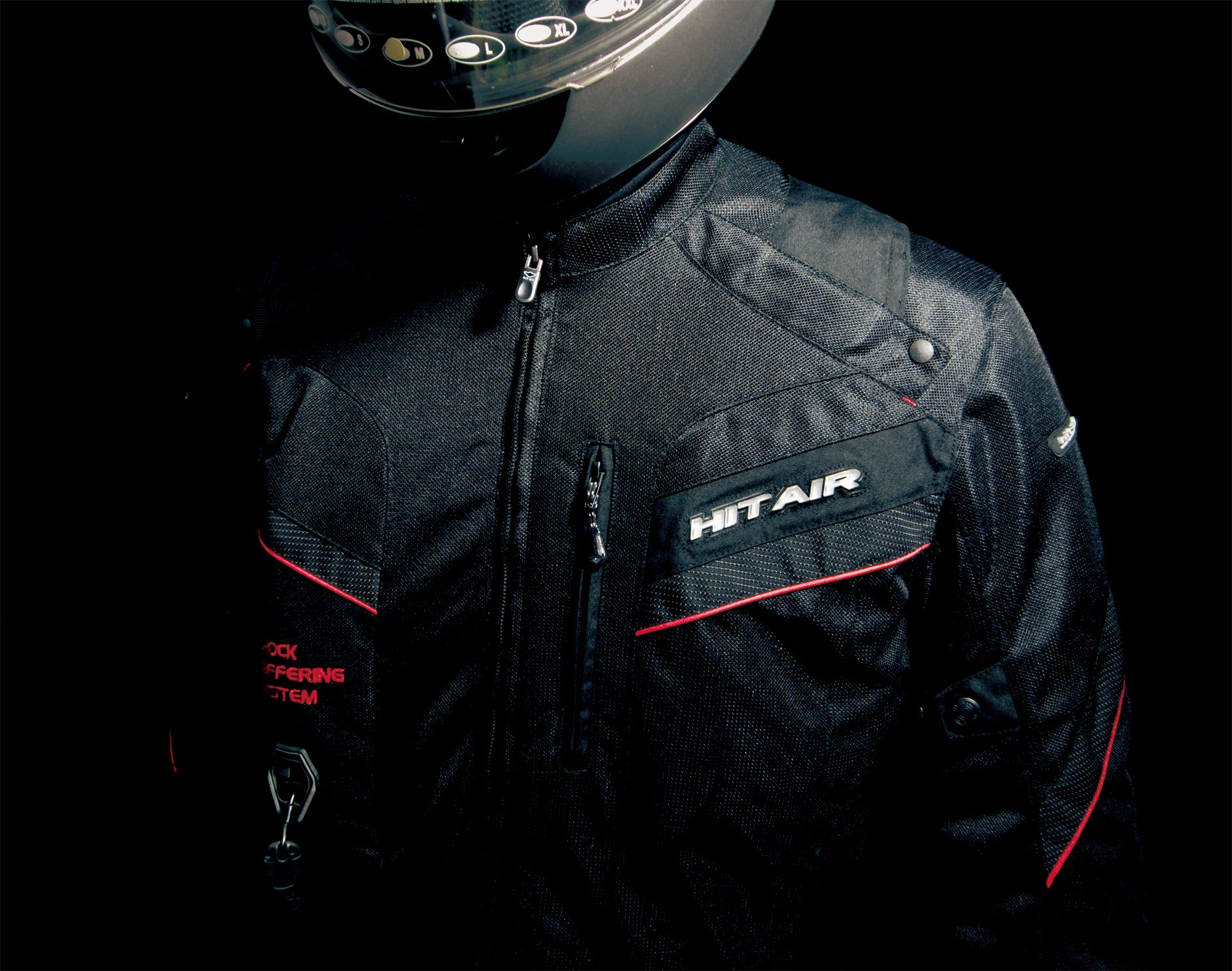 Amazon | hit-air(無限電光) エアーバッグジャケット MX-7 ブラック