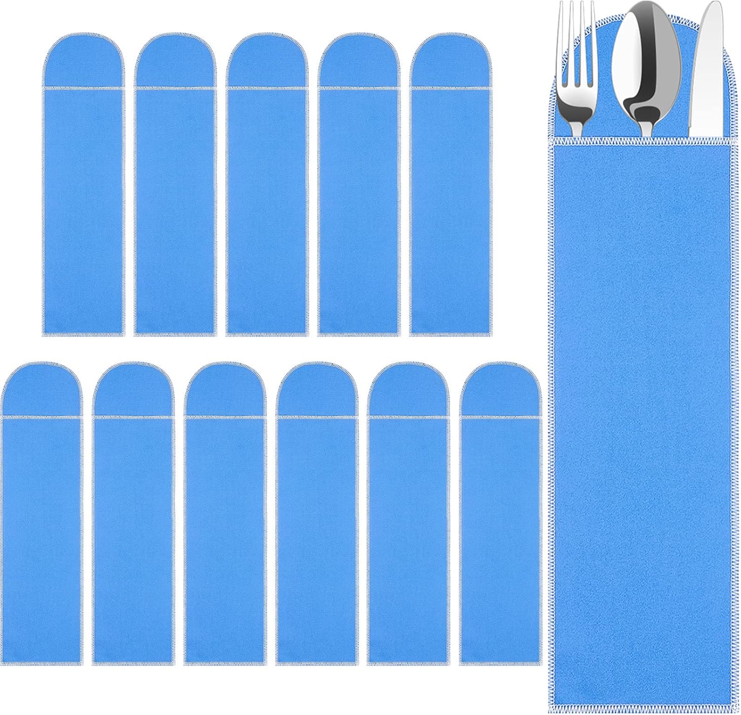 Silver Storage Bags Flatware Storage Blue Silver Flatware Storage