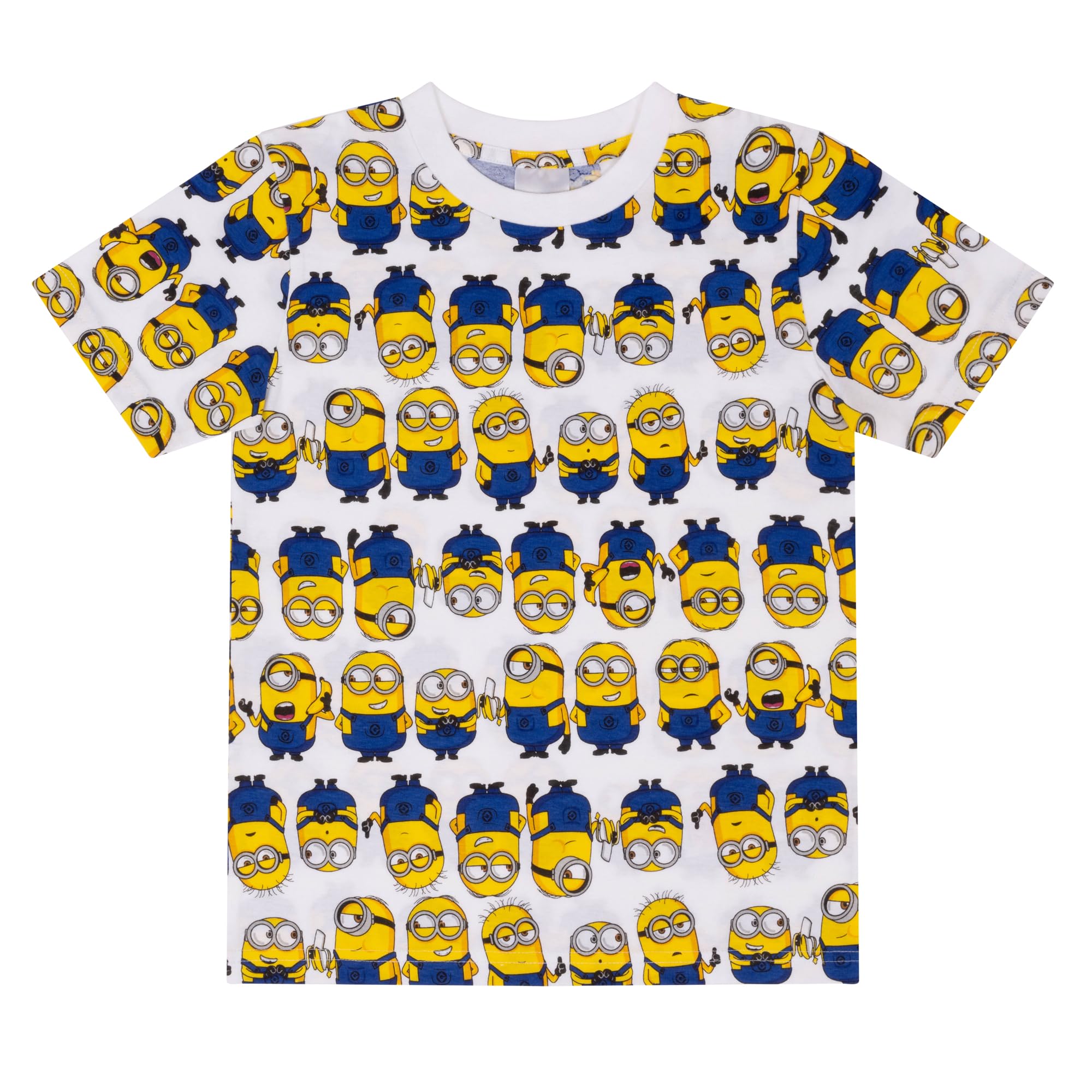 Minions Confezione da tre magliette a maniche corte in 100% cotone pettinato di Cattivissimo Me