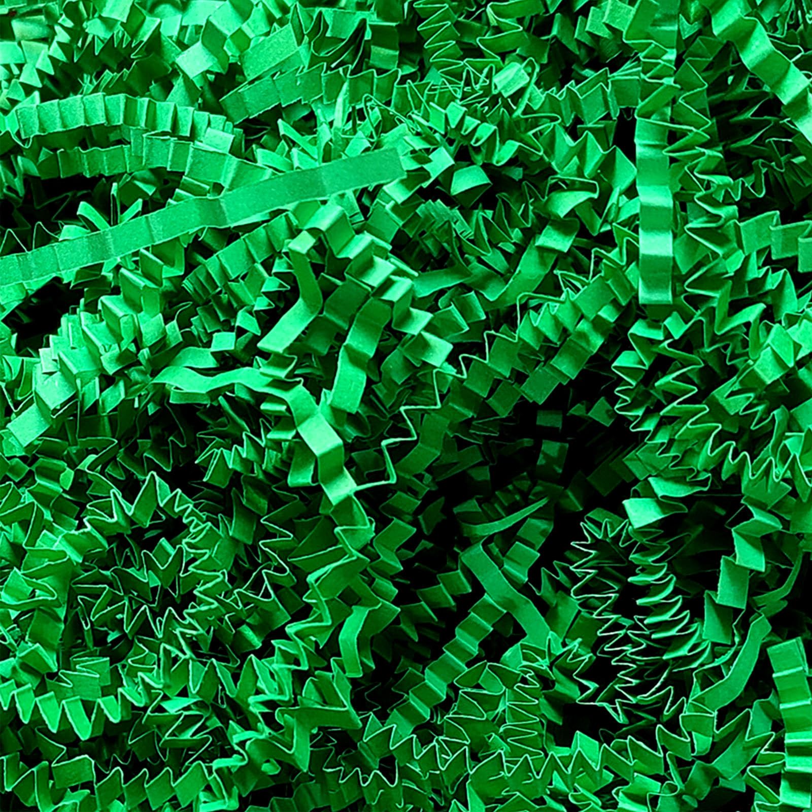 1 LB Crinkle Cut Paper Shred Filler for Gift Baskets & Boxes, Decorative Shredded Paper Stuffing for Easter, Birthday, Christmas, Wedding Packaging Grass Cushion Stuffing