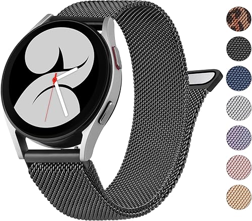 Wanme Correa de repuesto para Samsung Galaxy Watch 4 de 1.575 in y 1.732 in, Galaxy Watch 4 Classic de 1.654 in y 1.811 in, para mujeres y hombres, disponible en Yaxa Peru