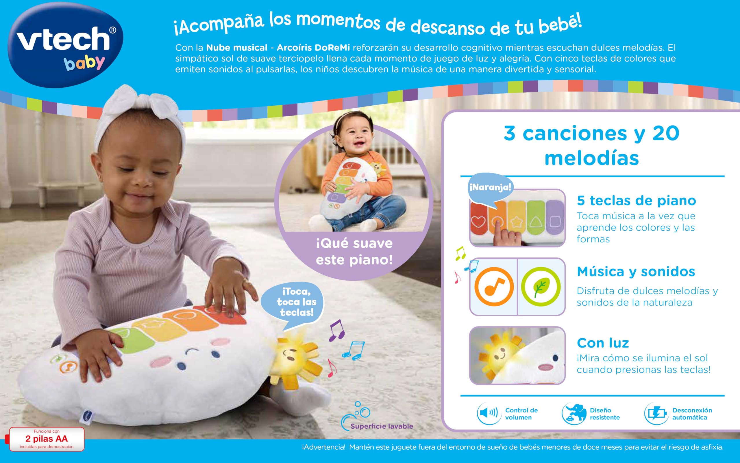 VTech Nuvola Musicale Arcobaleno Doremi