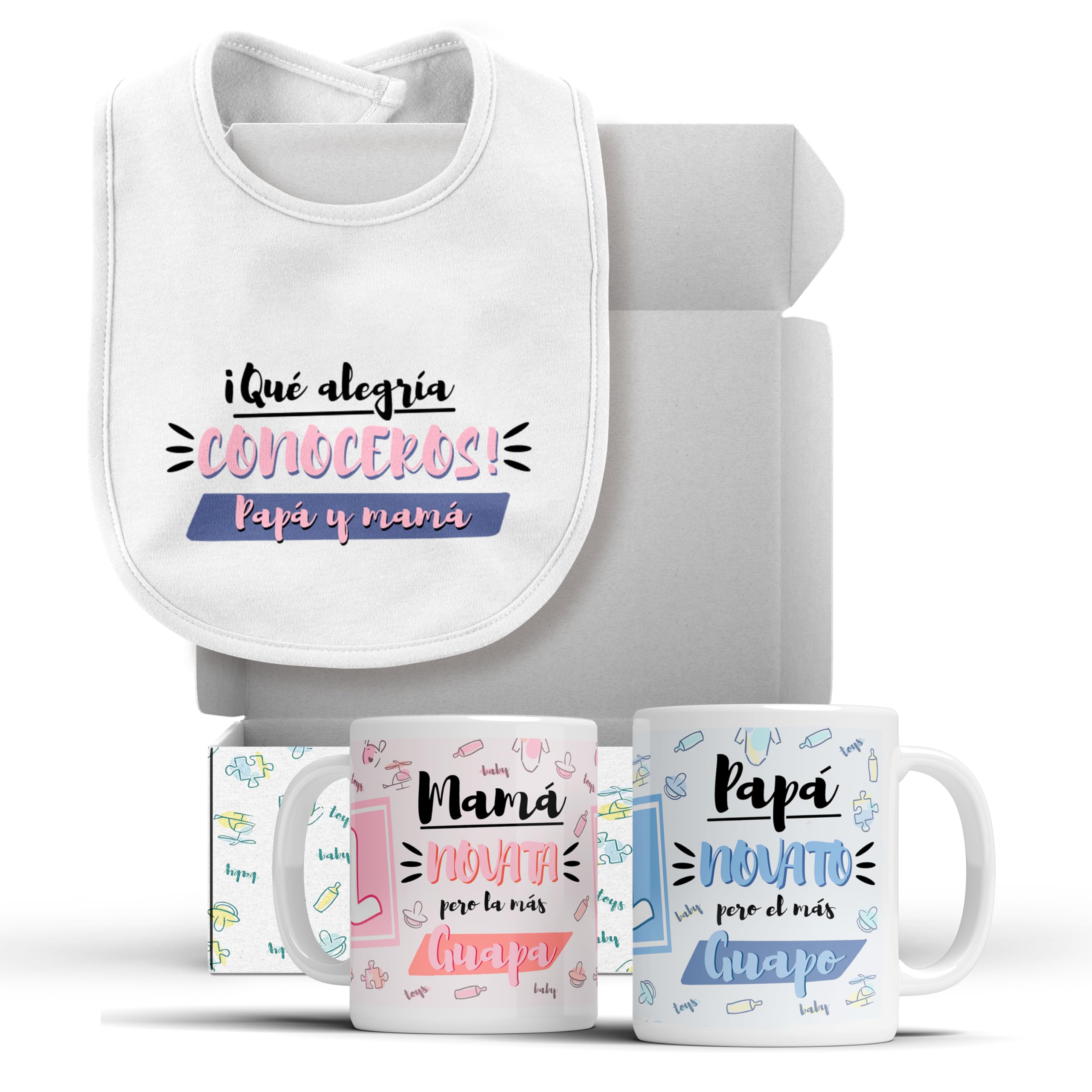 Taza Mamá Primeriza – Regalo Original para Futuras Mamás y Día de la Madre – Detalle Emotivo para Embarazadas – Mama Novato - taza futura mama — view 10