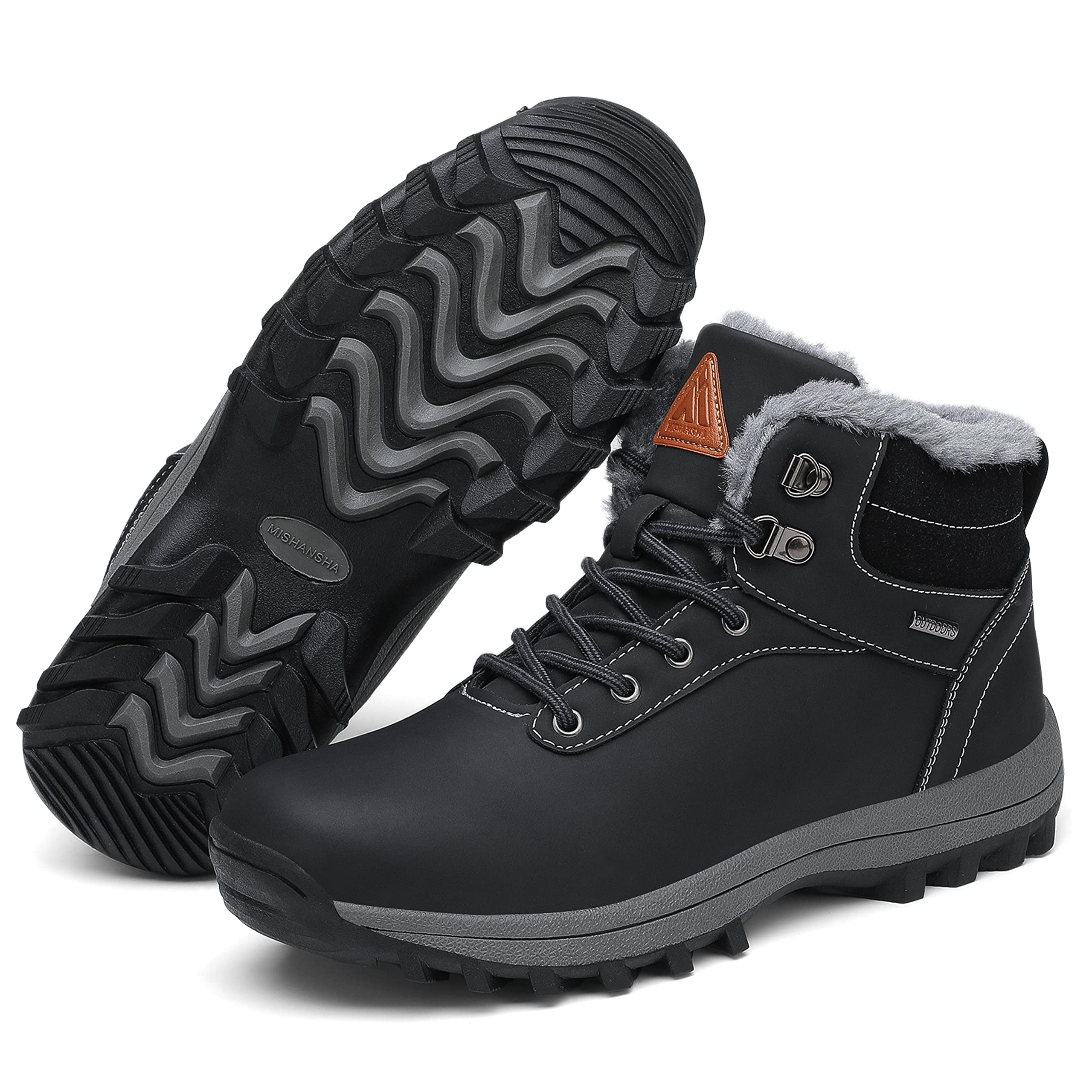 Pastaza Stivali da Neve Uomo Donna Trekking Scarpe Inverno Impermeabili Outdoor Pelliccia Sneakers