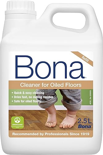 Bona Recarga de limpiador de piso de aceite - 2.5 lt Código Prdt WM700115021