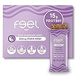 Feel Vegan Protein Bars | Caramel Sea Salt | Keto | Gluten Free | Organic | Maca Root | 15g Plant Protein | Low Carb | High Protein | Dairy Free | Low Sugar | Nut, Grain, Soy Free | 10 Pack