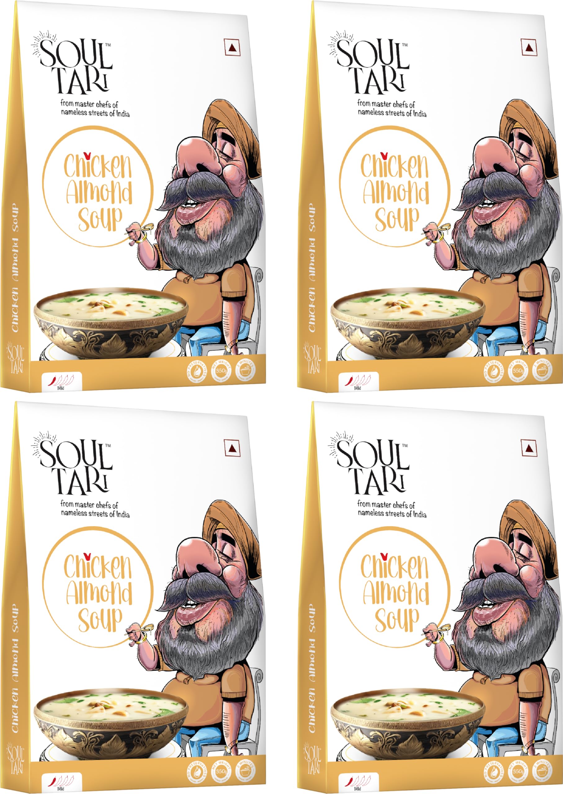 350 g (Pack of 4)