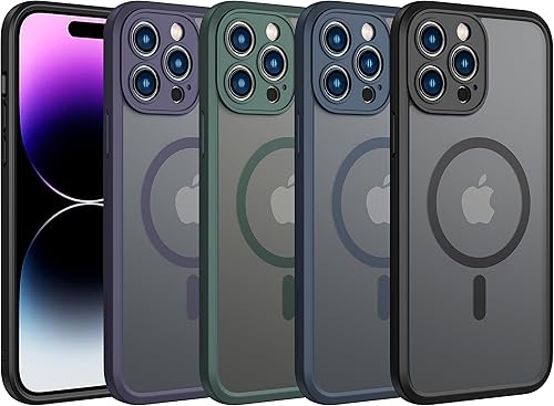 Miniatura 3 de ImpactStrong Protector magnético diseñado para iPhone 14 Pro protección de cámara prueba de caídas de grado militar compatible con MagSafe Funda