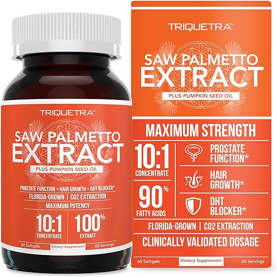 Saw Palmetto Extract 10X Potency, Pharmaceutical Grade Strength Plus