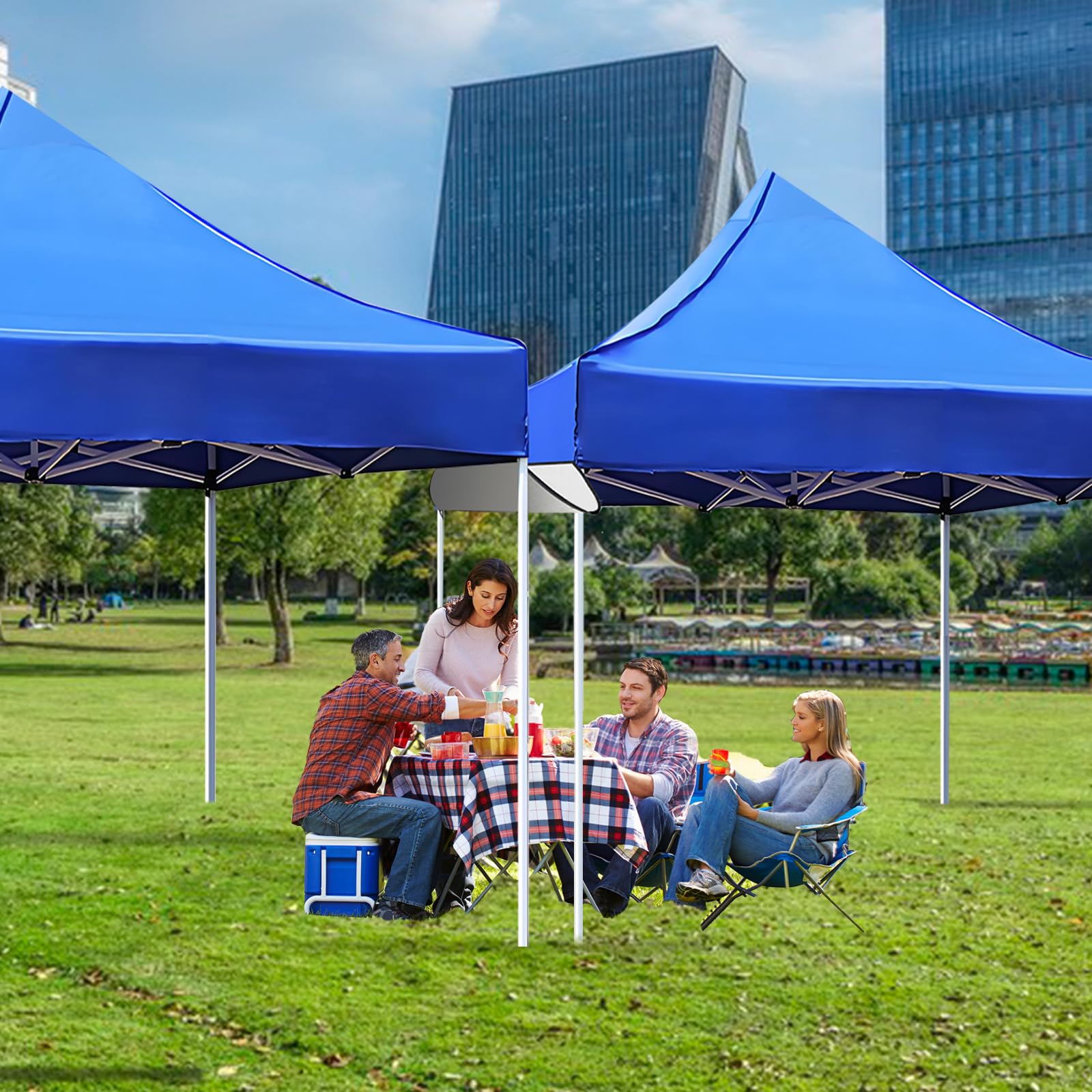 2 Stück 3 m Baldachin Regenrinne für Pop-Up-Baldachin, PE-Überdachung, Regenrinne, Zelt, Entwässerungszubehör mit 22 Kugelspannern, für Sommer, Outdoor-Events, Party, Schlappen-Design, Weiß Garten