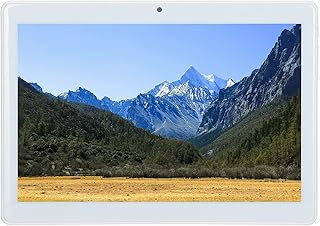 ASHATA Tablet PC de 10,1 polegadas, tela IPS Full HD, 4G RAM 32G ROM, SC9863 Octa Core CPU LTE Tablet para trabalho de estudo, suporta função de cartão SIM BT FM, dourado (plugue dos EUA)