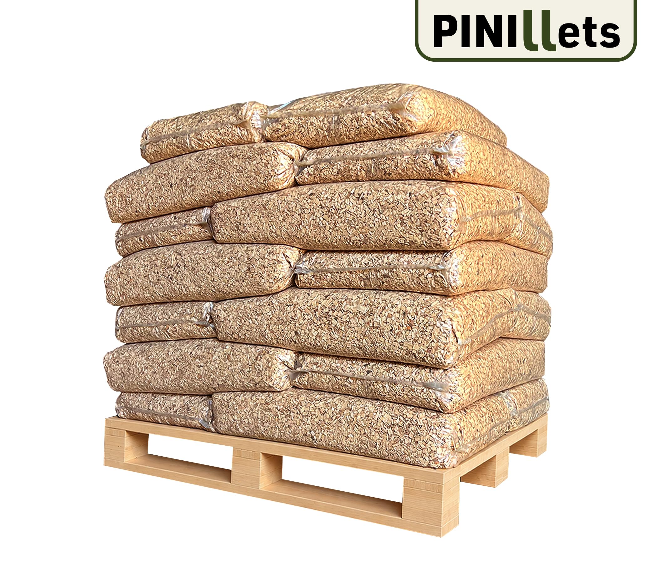 PINI Buchenhack 300 kg staubfreie hygienische Einstreu grob