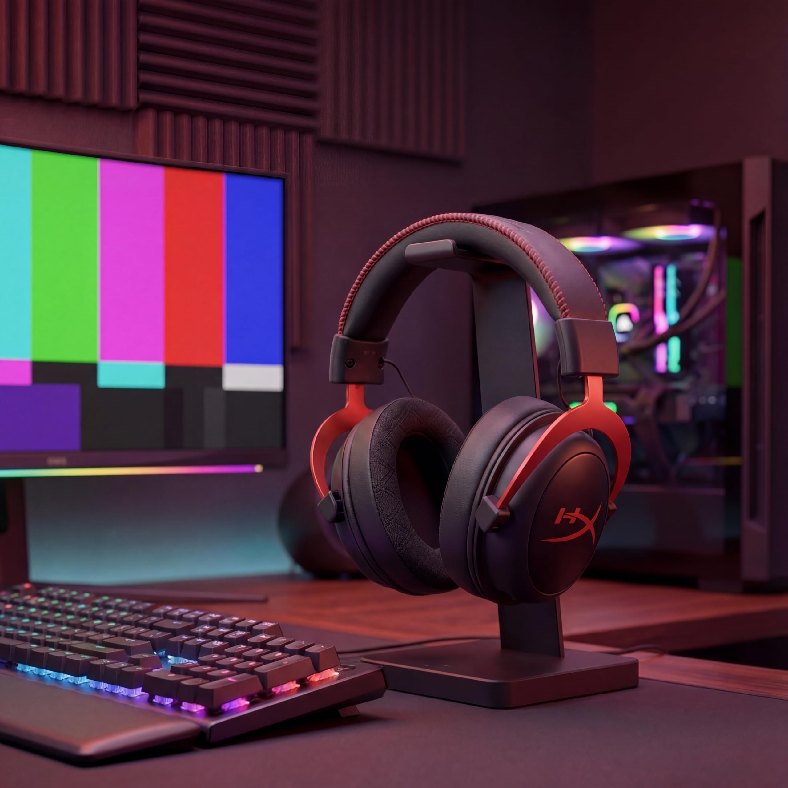 WC FreeZe V2 Cloud – kątowe chłodzące nauszniki żelowe kompatybilne z serią HyperX Cloud firmy Wicked Cushions | Nowy materiał chłodzący FreeZe V2, wyjątkowo gruby | Black