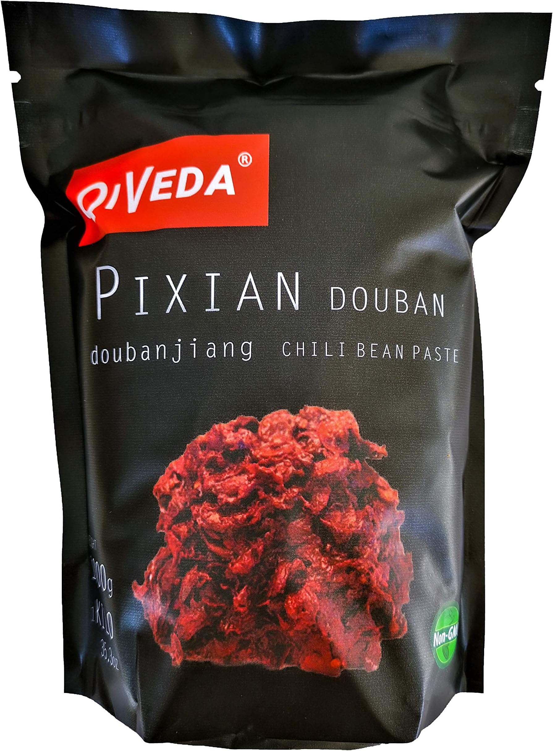 QiVeda Pixian Douban (Chili Bean Paste) [Doubanjiang] 1 Kilo 1000g (35.3oz)
