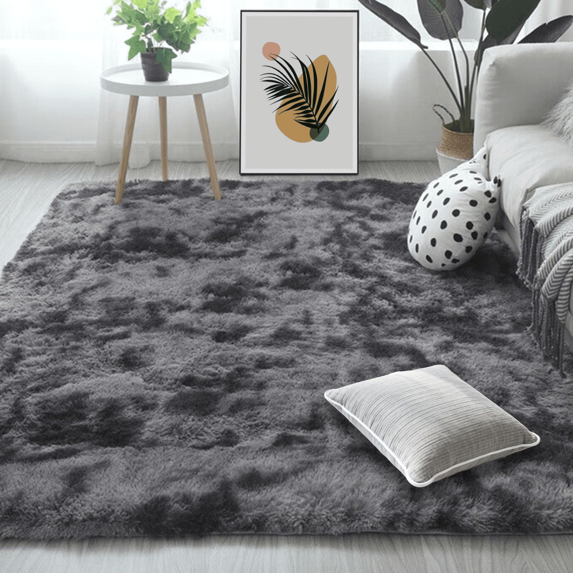 Tapis salon shaggy épais pour protéger les enfants du sol froid de la chambre