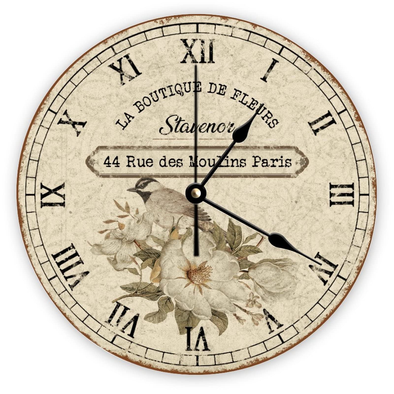 Horloge murale en bois 38cm Mighun - Rompez avec la monotonie des murs vides