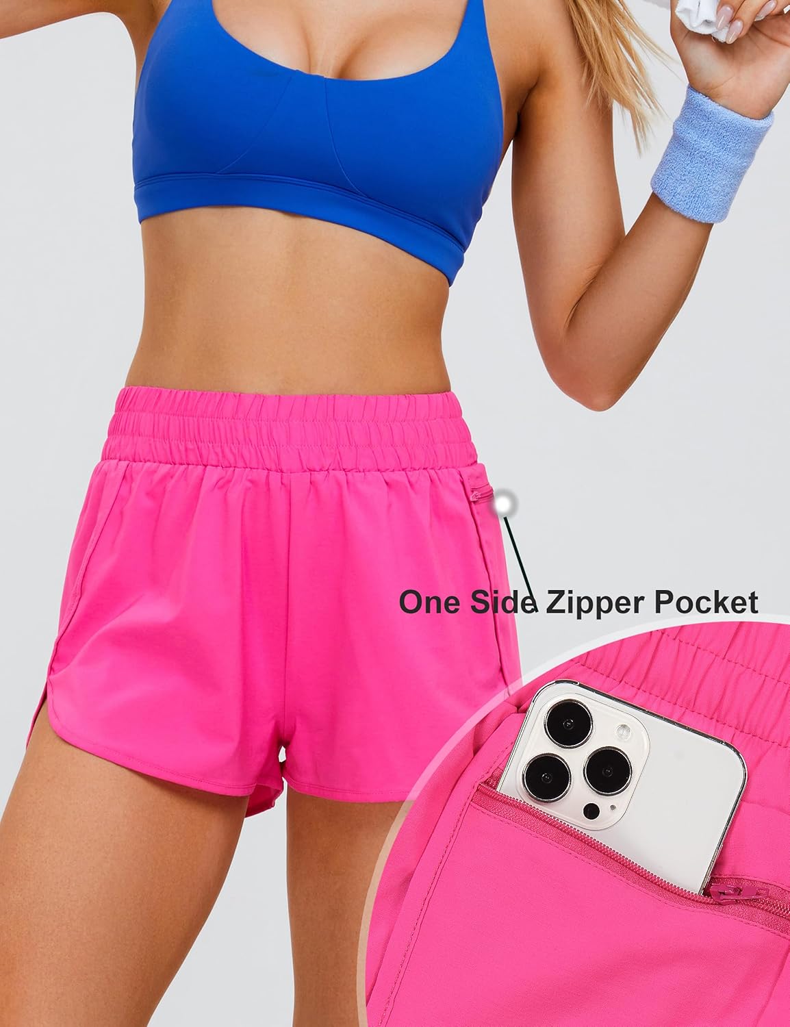 Blooming Jelly Women's Quick-Dry Running Shorts Workout Sport Layer Active Shorts with Pockets 1.75" - Image 4