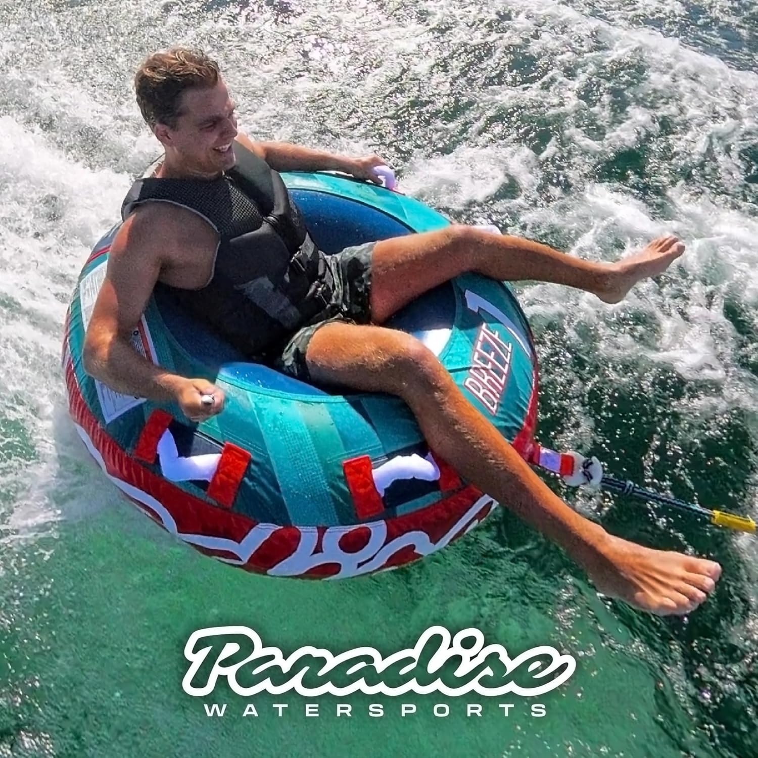 Paradise Water Sports - Breeze Water Towable Tube for Boating - 1 Rider