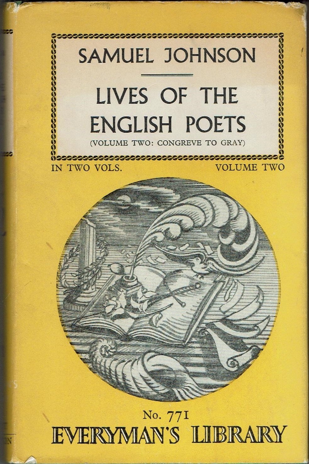 Lives of the English Poets (2 Vols Complete Set) Samuel