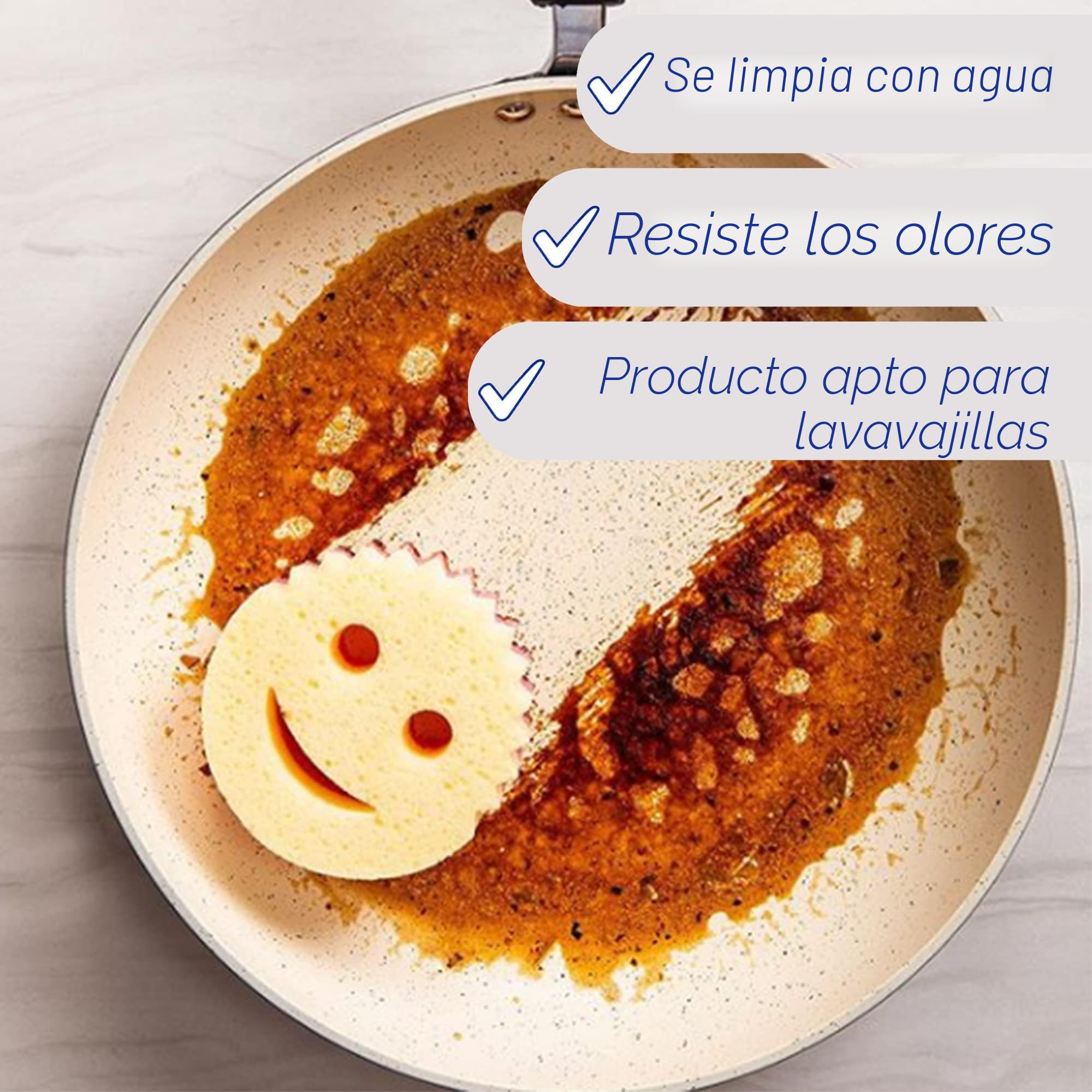 Scrub Daddy + Scrub Mommy Paquete de 3 - Esponjas con Cara Sonriente para Limpieza y Fregado - Multipaquete de Estropajos de Cocina Antiarañazos con FlexTexture Fregado Firme y Suave