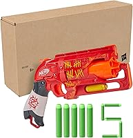Vista 2 de NERF Zombie Strike Hammershot Blaster, rojo (exclusivo de Yaxa)