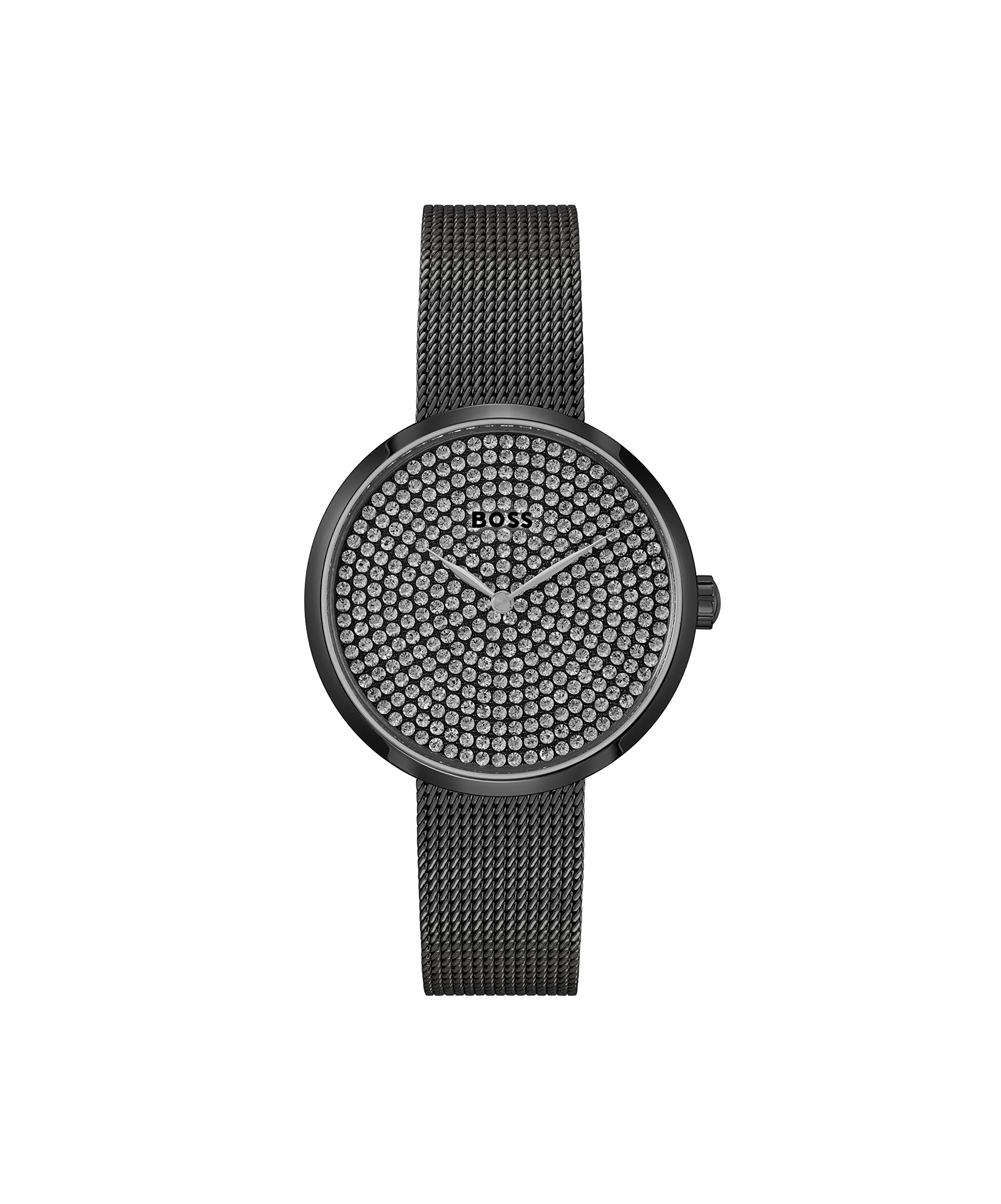 BOSS Hugo Stainless Steel Hugo Hugo Praise Analog Women Watch - 1502658 (Black Dial Black Colored Strap), Black Band (B0BBGHB2JV) Amazon Price History, Amazon Price Tracker