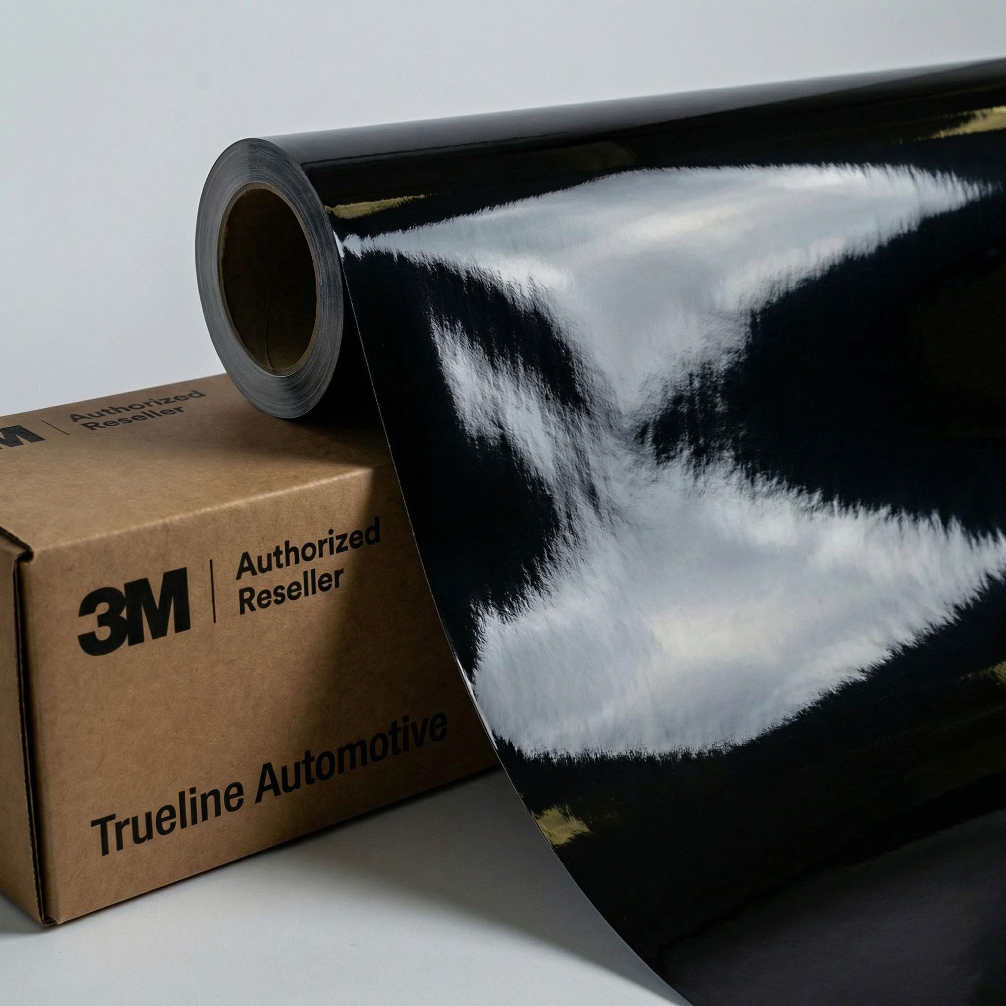3M 2080 Series Gloss Black (G12) Vinyl Wrap Film - 5ft x 1ft - 5 sq ft - Dual Cast Bubble Free Air Release Technology - Professional Grade Automotive Vinyl - 1