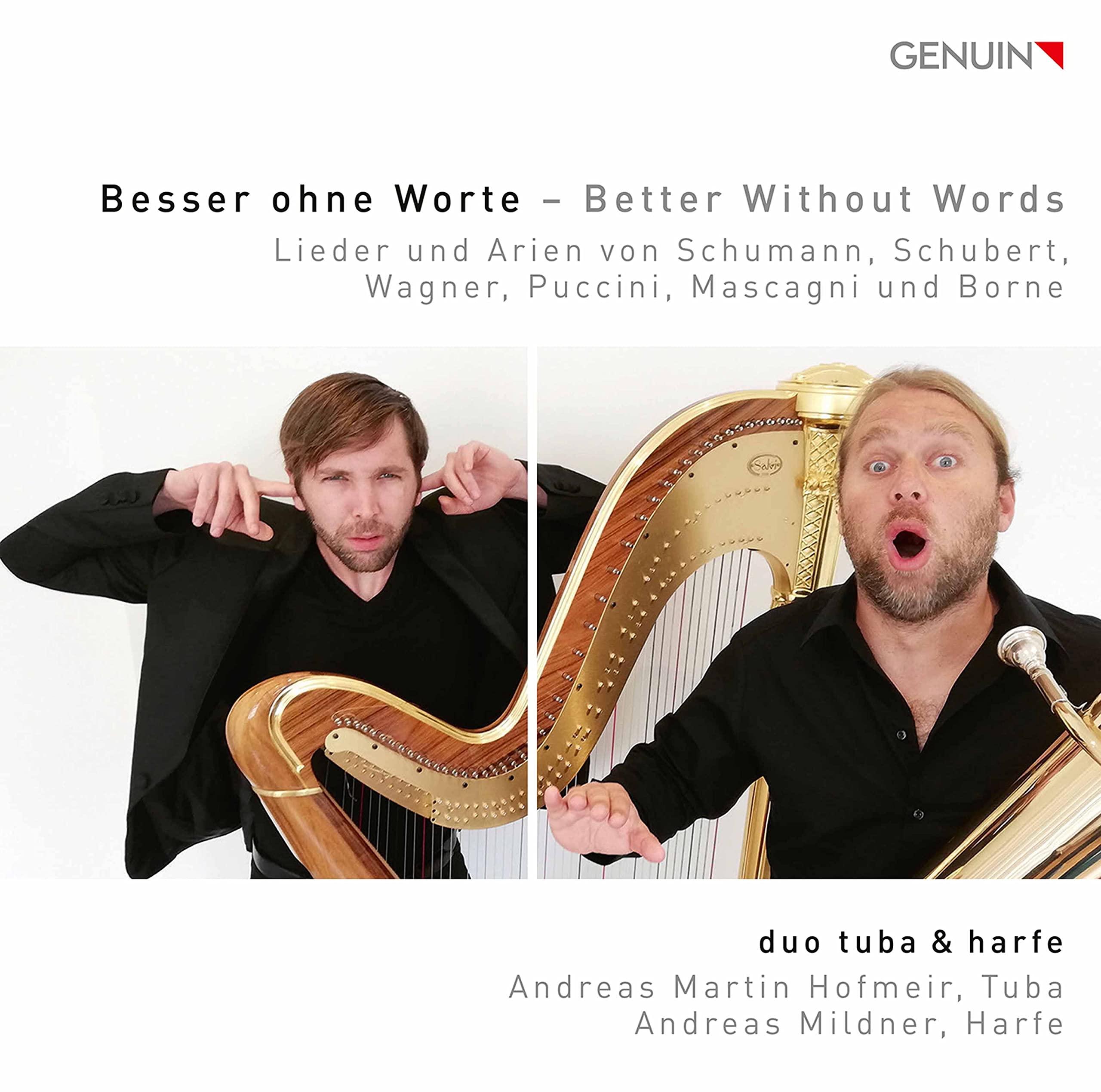 Better Without Words: Lieder and Arias by Schumann, Schubert, Wagner, Puccini, Mascagni and Borne