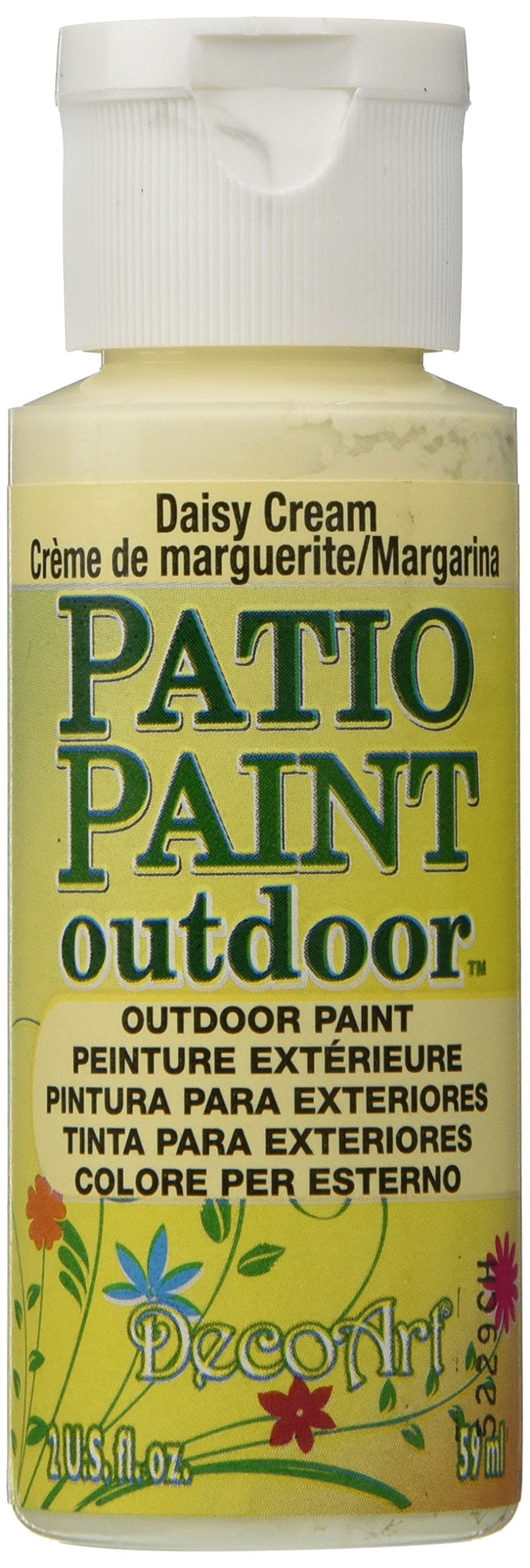 Deco Art Outdoor Acylic Paint, Acrylic, Daisy Cream, 59 ml